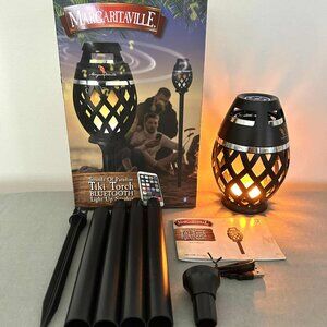 Margaritaville Sounds of Paradise Tiki Torch Bluetooth LED Light Up Speaker